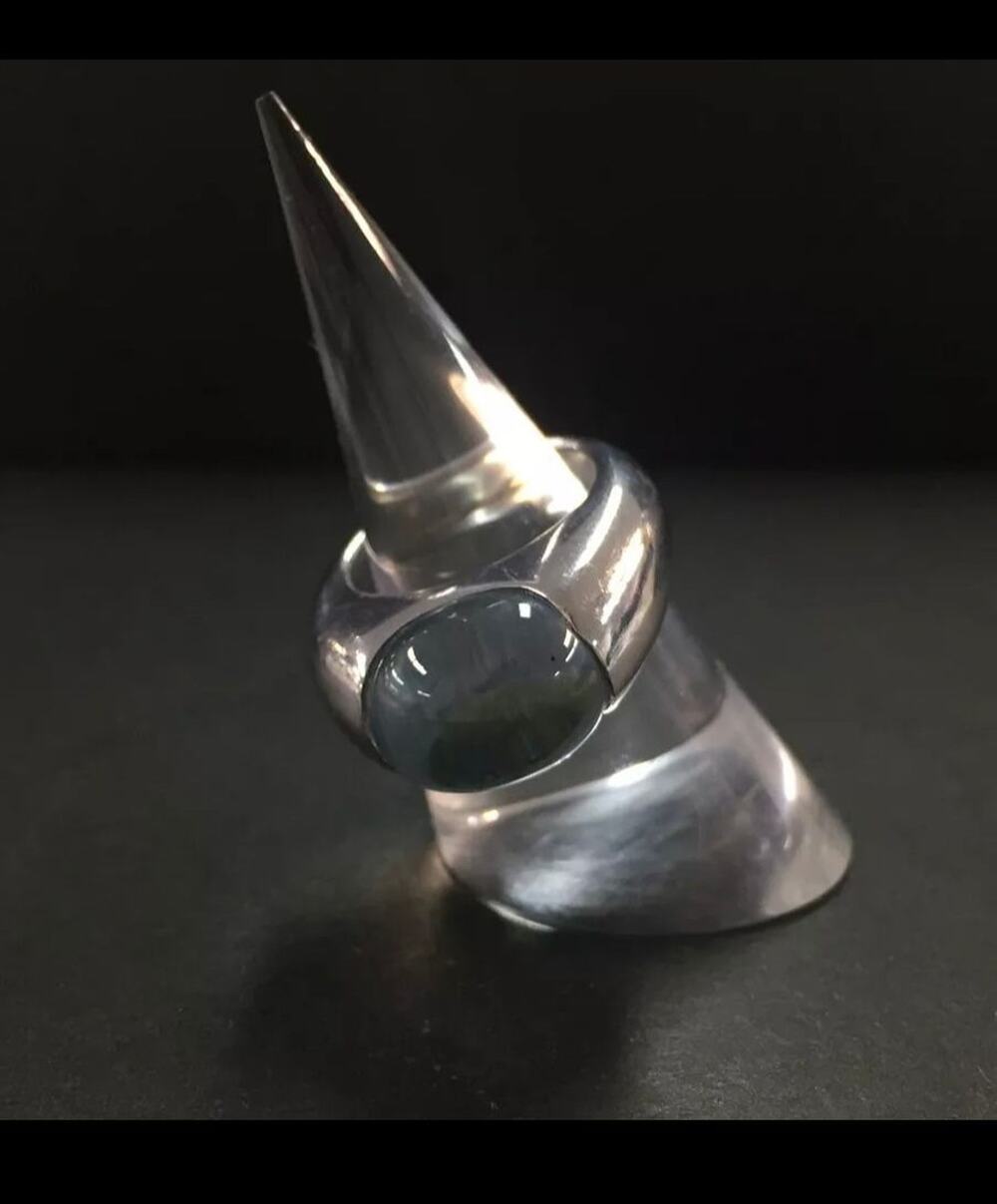 Baccarat 925 Sterling Silver Ring Size 6